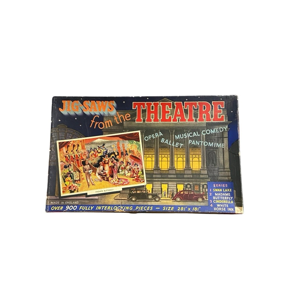 Vintage Jigsaws From The Theatre Madame Butterfly 900+ Piece Puzzle England